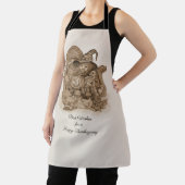幸せ最高のな感謝祭を祈る エプロン (インサイチュ)