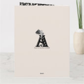 幸せ最高のな感謝祭を祈る カード (裏面)