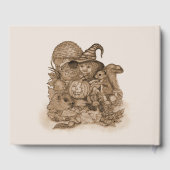 幸せ最高のな感謝祭を祈る ゲストブック (裏面)