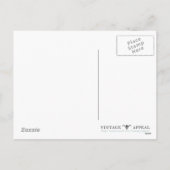 幸せ最高のな感謝祭を祈る シーズンポストカード (裏面)