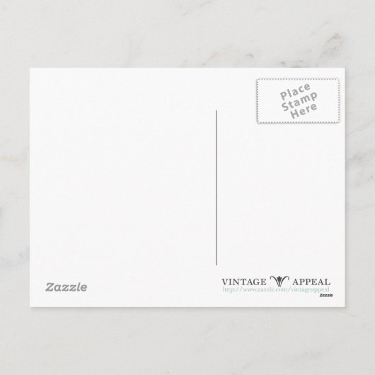 幸せ最高のな感謝祭を祈る シーズンポストカード (裏面)