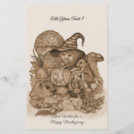 幸せ最高のな感謝祭を祈る チラシ