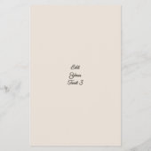 幸せ最高のな感謝祭を祈る チラシ (裏面)