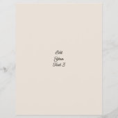 幸せ最高のな感謝祭を祈る チラシ (裏面)