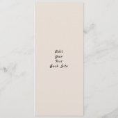 幸せ最高のな感謝祭を祈る プログラム (裏面)