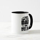 幸せ最高のな父の日の贈り物のアイディア良いホストパパ マグカップ (正面右)
