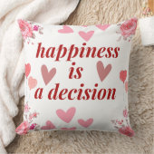 幸せ楽しむに生きて幸せは決断だ クッション (ブランケット)