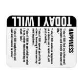 幸せ気にゴールのリマカスタマイズイ マグネット (横)