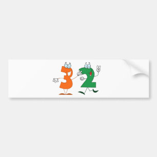 幸せ番号32 バンパーステッカー