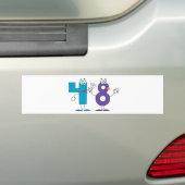 幸せ番号48 バンパーステッカー (車上)