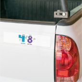 幸せ番号48 バンパーステッカー (トラック上)