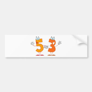 幸せ番号53 バンパーステッカー