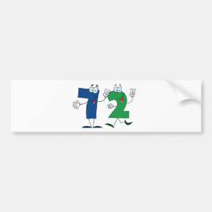幸せ番号72 バンパーステッカー