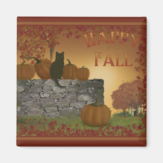 幸せ秋磁石 マグネット (正面)