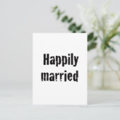 幸せ結婚したに ポストカード (スタンド正面)