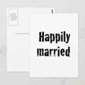幸せ結婚したに ポストカード (正面/裏面)