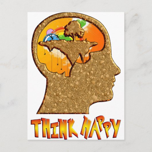 幸せ考えて下さい ポストカード (正面)
