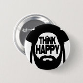 幸せ考えて下さい 缶バッジ (正面&裏面)