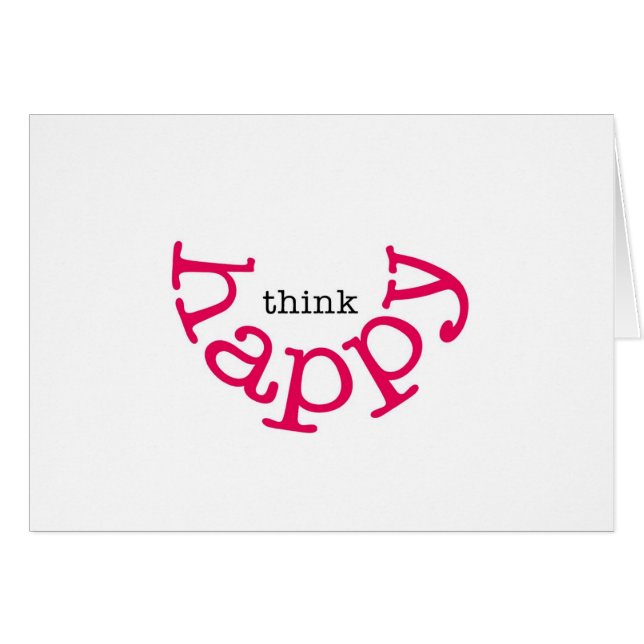 幸せ考えて下さい(赤いスマイル) (正面横)