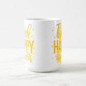 幸せ考えな思い コーヒーマグカップ (中央)