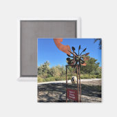 幸せ考えを示おもしろいす マグネット (正面/裏面)