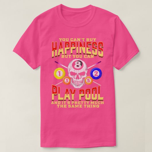 幸せ買には無いがプールできる Tシャツ (デザイン正面)