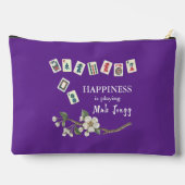 幸せ遊はMah JongとGirls Purple アクセサリーポーチ (裏面)