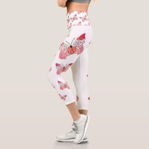 幸せ遠くにに高い腰のカプリスのレギンスに飛ぶ