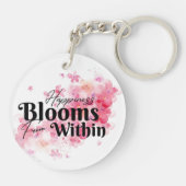 幸せ開花 キーホルダー (裏面)