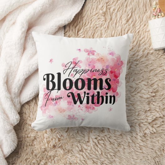 幸せ開花 クッション (ブランケット)