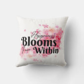 幸せ開花 クッション (裏面)