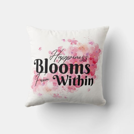 幸せ開花 クッション (裏面)