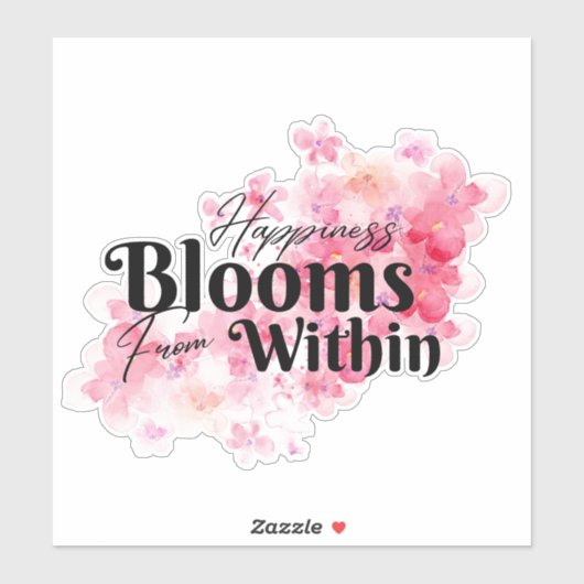 幸せ開花 シール (シート)