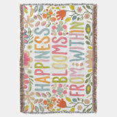 幸せ開花 スローブランケット (正面縦)