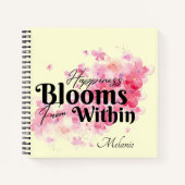幸せ開花 ノートブック (正面)