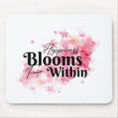 幸せ開花 マウスパッド (正面)