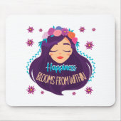 幸せ開花 マウスパッド (正面)