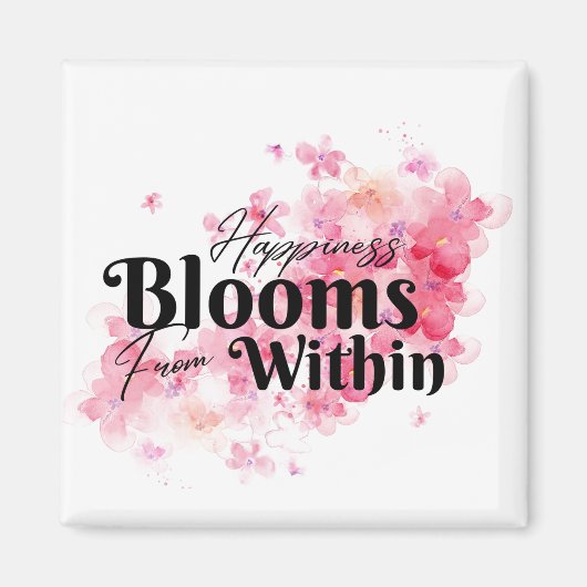 幸せ開花 マグネット (正面)