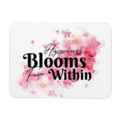 幸せ開花 マグネット (横)