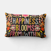 幸せ開花 ランバークッション (裏面)