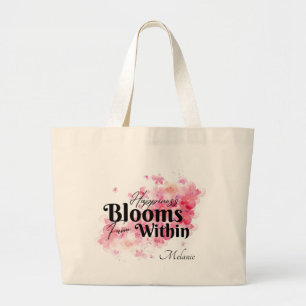 幸せ開花 ラージトートバッグ