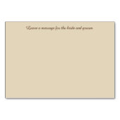 幸せ離れなカップルへのメッセージ テーブルナンバー (裏面)