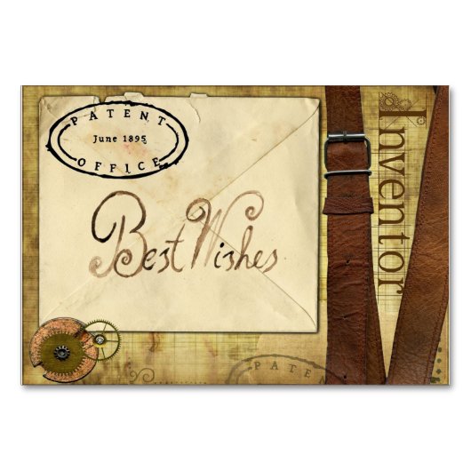 幸せ離れなカップルへのメッセージ テーブルナンバー (正面)