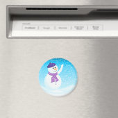 幸せ雪だるま磁石 マグネット (インサイチュ (食洗機))