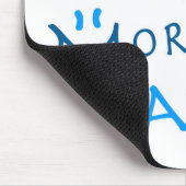 幸せ青い マウスパッド (コーナー)