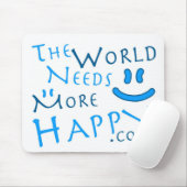 幸せ青い マウスパッド (マウス)