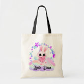 幸せ魔法の甘い虹のバニー トートバッグ (正面)