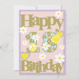 幸せ18誕生日 – 花とガールズカード シーズンカード