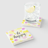 幸せ2 ストーンコースター (横)