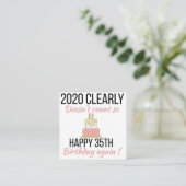 幸せ36誕生日36おもしろい歳の誕生日カード エンクロージャーカード (スタンド正面)